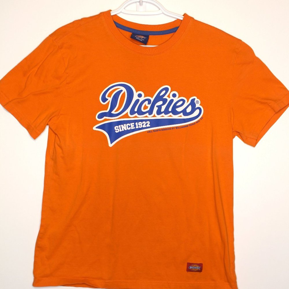Dickies Crew Neck T-shirt Orange Medium Mens